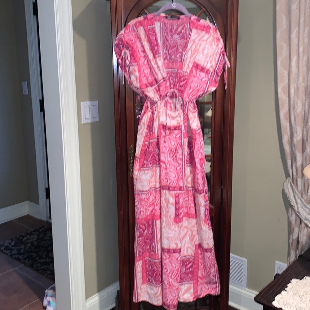 Zara Patchwork Print Dress - image 3